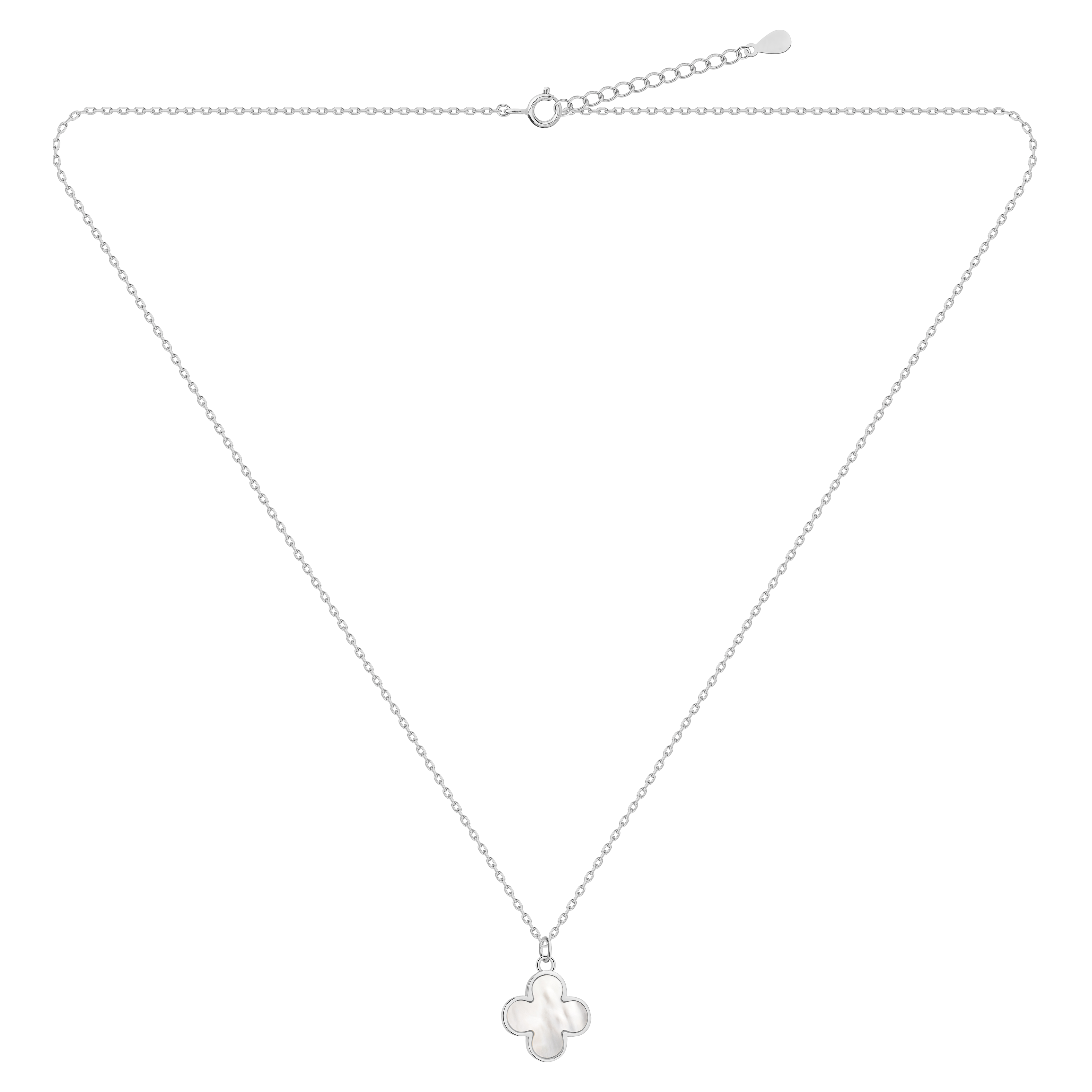 Naszyjnik srebrny Clover